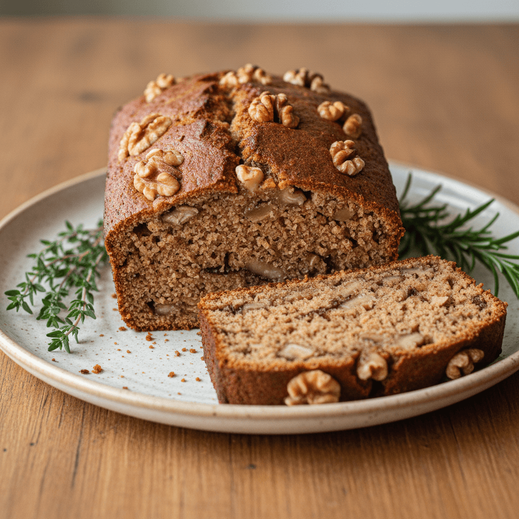 Banana Bread Healthy aux Noix