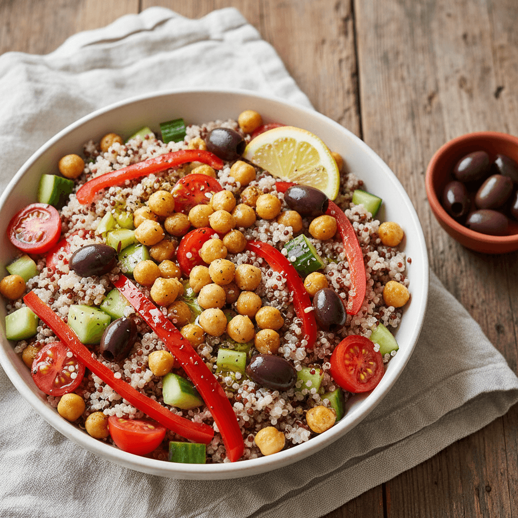 Bowl Quinoa Méditerranéen