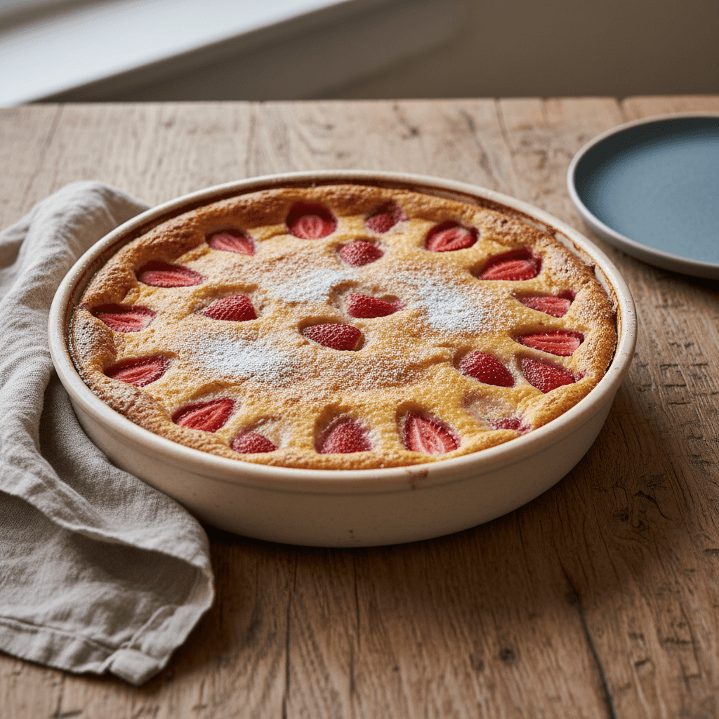 Clafoutis aux Fraises Gariguette