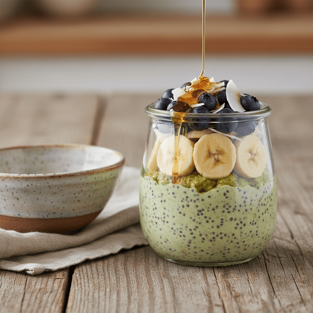 Overnight Oats Matcha Coco