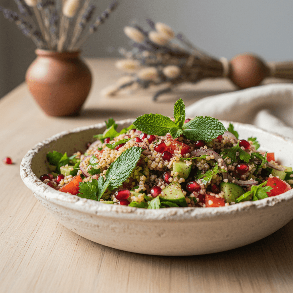 Salade Levantine au Boulgour et Grenade