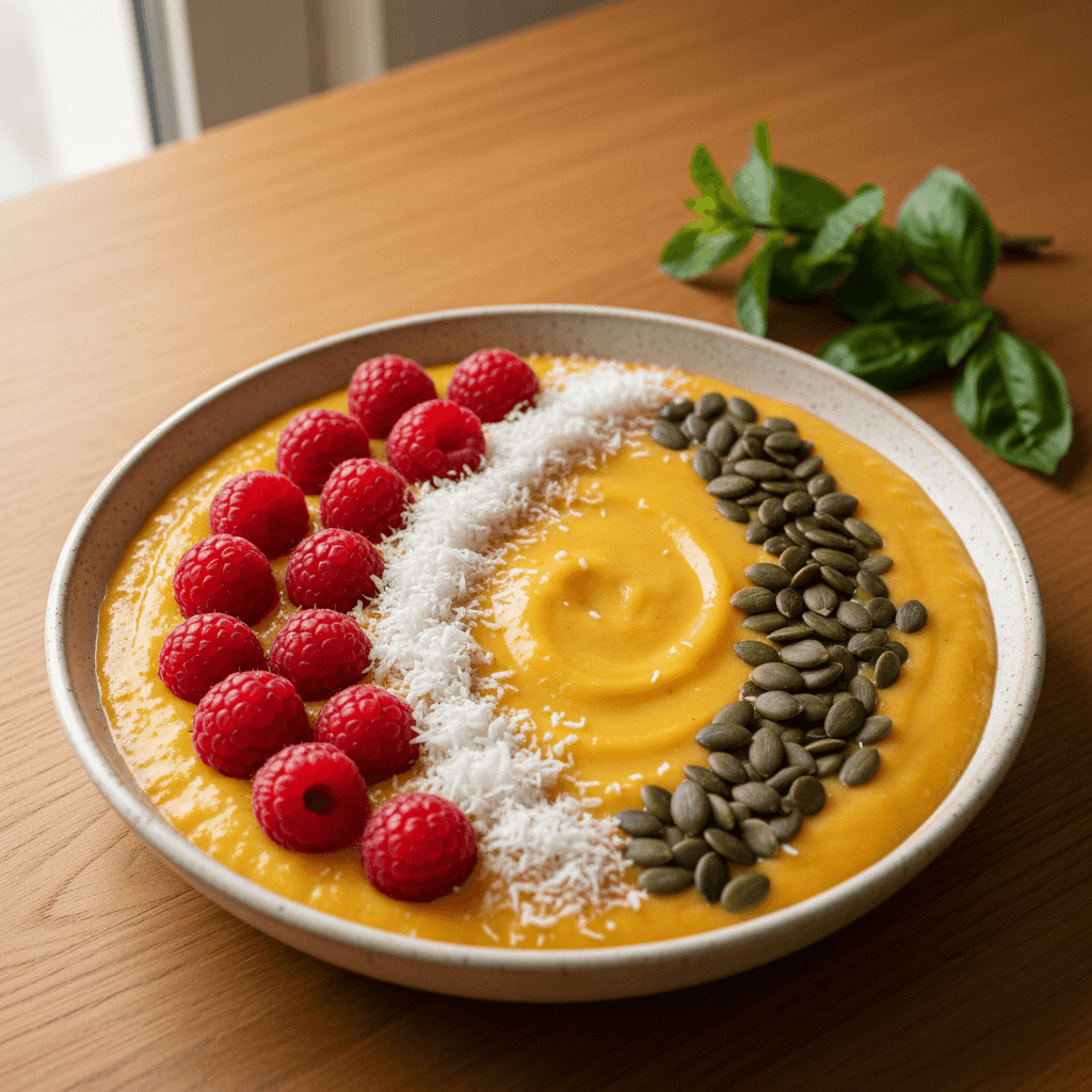 Smoothie Bowl Mangue-Coco et Fruits Rouges